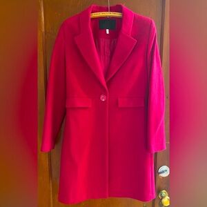 Armani Jeans Red Women's Coat